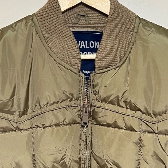 New Men´s Winter Stepp Tan Puffer Jacket by Avalon Sport Los Angeles Sz XL - Picture 5 of 6